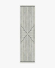Inkdrop Black & Ivory Rug by Jonathan Adler