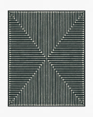 Inkdrop Charcoal Rug by Jonathan Adler