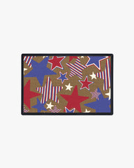 Patriotic Stars Multicolor Doormat