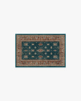 Verena Teal Blue Flatwoven Rug