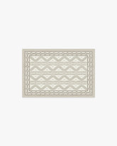 Ava Ikat Beige Flatwoven Rug by Mrs. Alice
