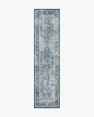 Kamran Admiral Blue Flatwoven Rug