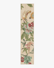 Bamboo & Bird Blush & Jade Flatwoven Rug by Sanderson