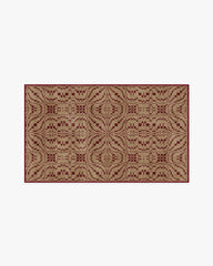 Hearthstone Natural & Amber Rug