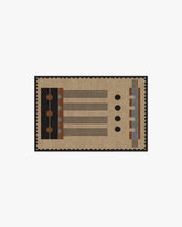 Kasi Black & Tan Flatwoven Rug by Architectural Digest