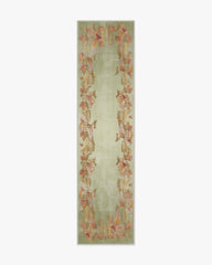 Bird of Paradise Silver Fern Rug by Sanderson