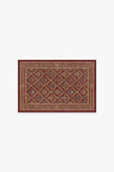 Bellflowers Amber Red Rug by Morris & Co.