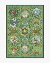 Woodland Wanderer Green Rug