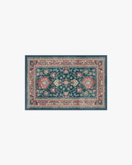 Calabria Navy & Cayenne Rug
