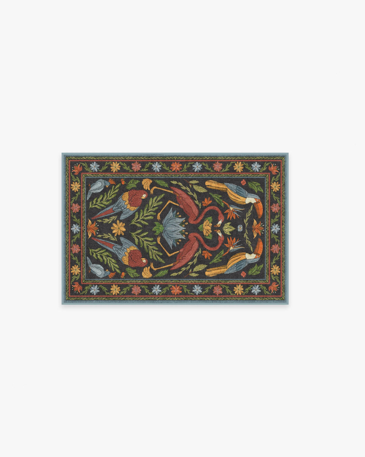 Birds Of A Feather Rug by Iris Apfel