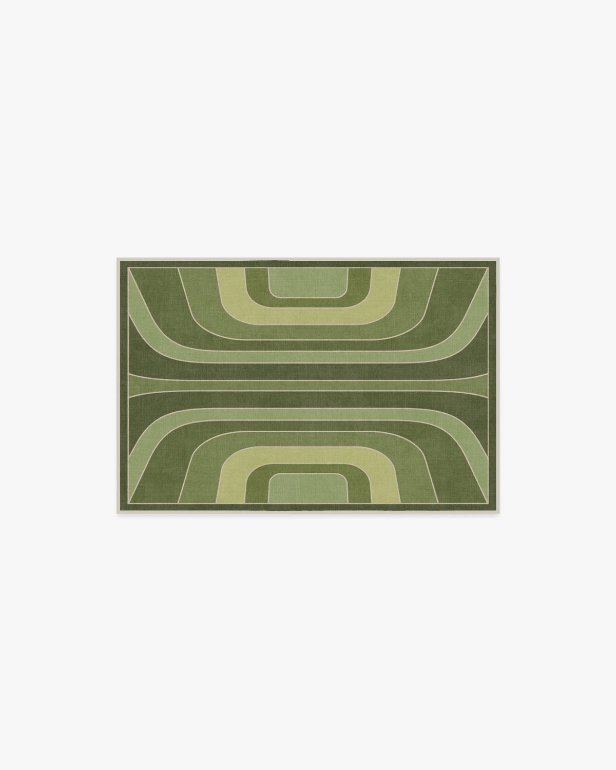 Paradox Green Flatwoven Rug by Jonathan Adler