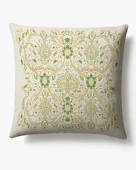 Montreal Vintage Cream Woven Throw Pillow by Morris & Co.