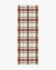 Piper Plaid Burgundy Rug