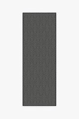 Halo Diamond Grey Outdoor Rug