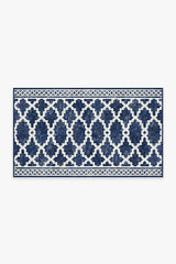 Cleo Trellis Royal Blue Outdoor Rug