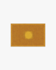 Helios Gold Flatwoven Rug by Matthew Williamson