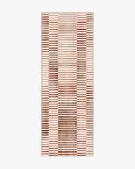 Shadow Stripe Terracotta Rug