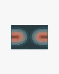 Absida Teal Flatwoven Rug