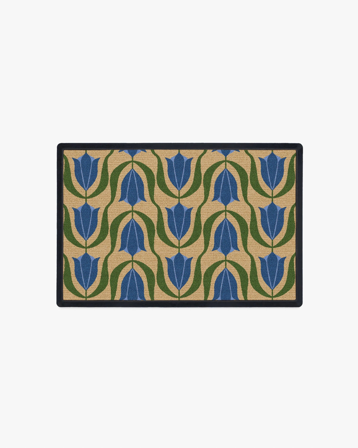 Holland Tulips Blue Doormat