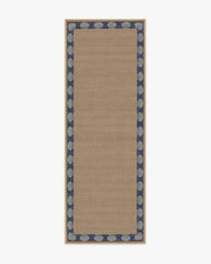 Shelley Slate Blue & Natural Re-Jute Rug