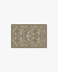 Strawberry Thief Stone Gold Flatwoven Rug by Morris & Co.