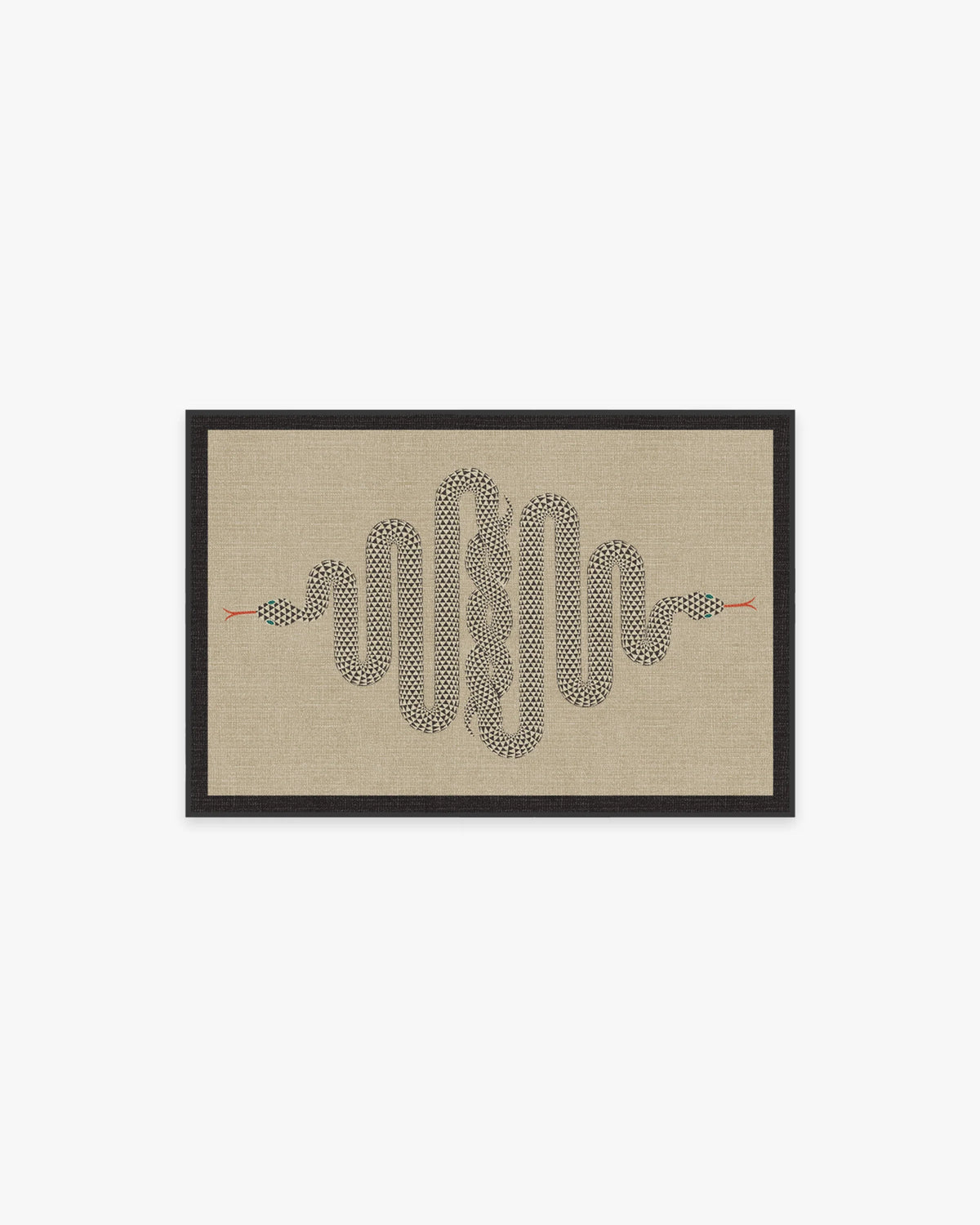 Venom Neutral Flatwoven Rug by Jonathan Adler
