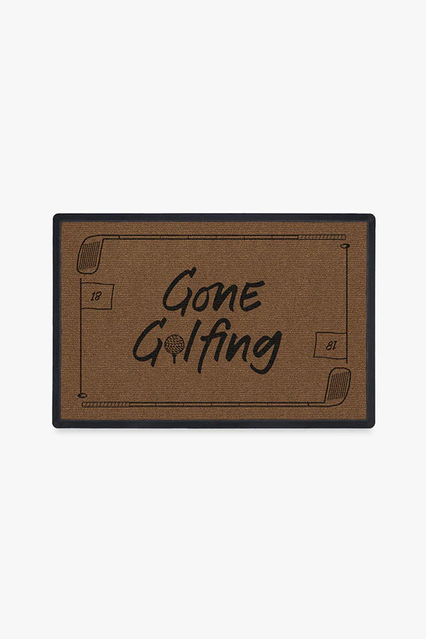 Gone Golfing Doormat