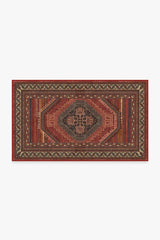 Mandalore Scarlet Red Flatwoven Rug
