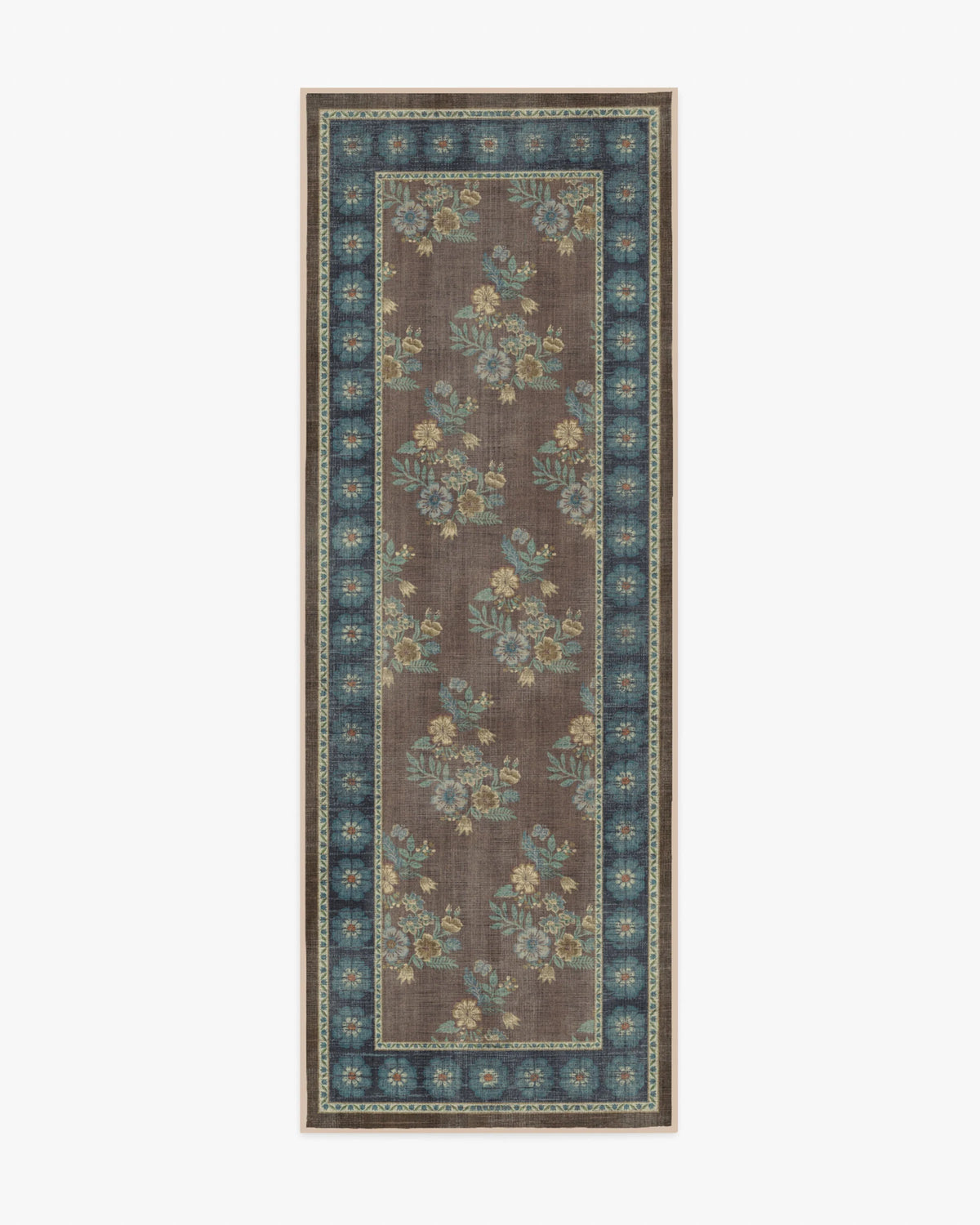 Pennywood Brown & Blue Rug