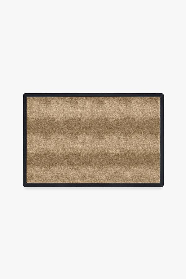 Looped Solid Light Coir Doormat