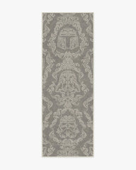 Dark Side Damask Stone Rug