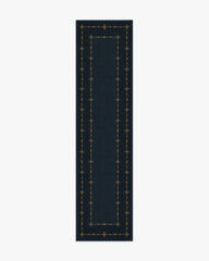 Sparkle Border Dark Navy Rug