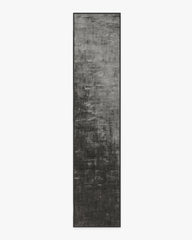 Impasto Greyscale Flatwoven Rug