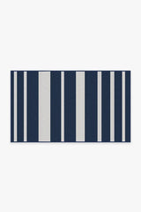 Sailmaker Stripe Blue Outdoor Rug
