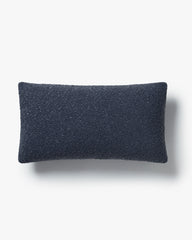 Navy Boucle Throw Pillow