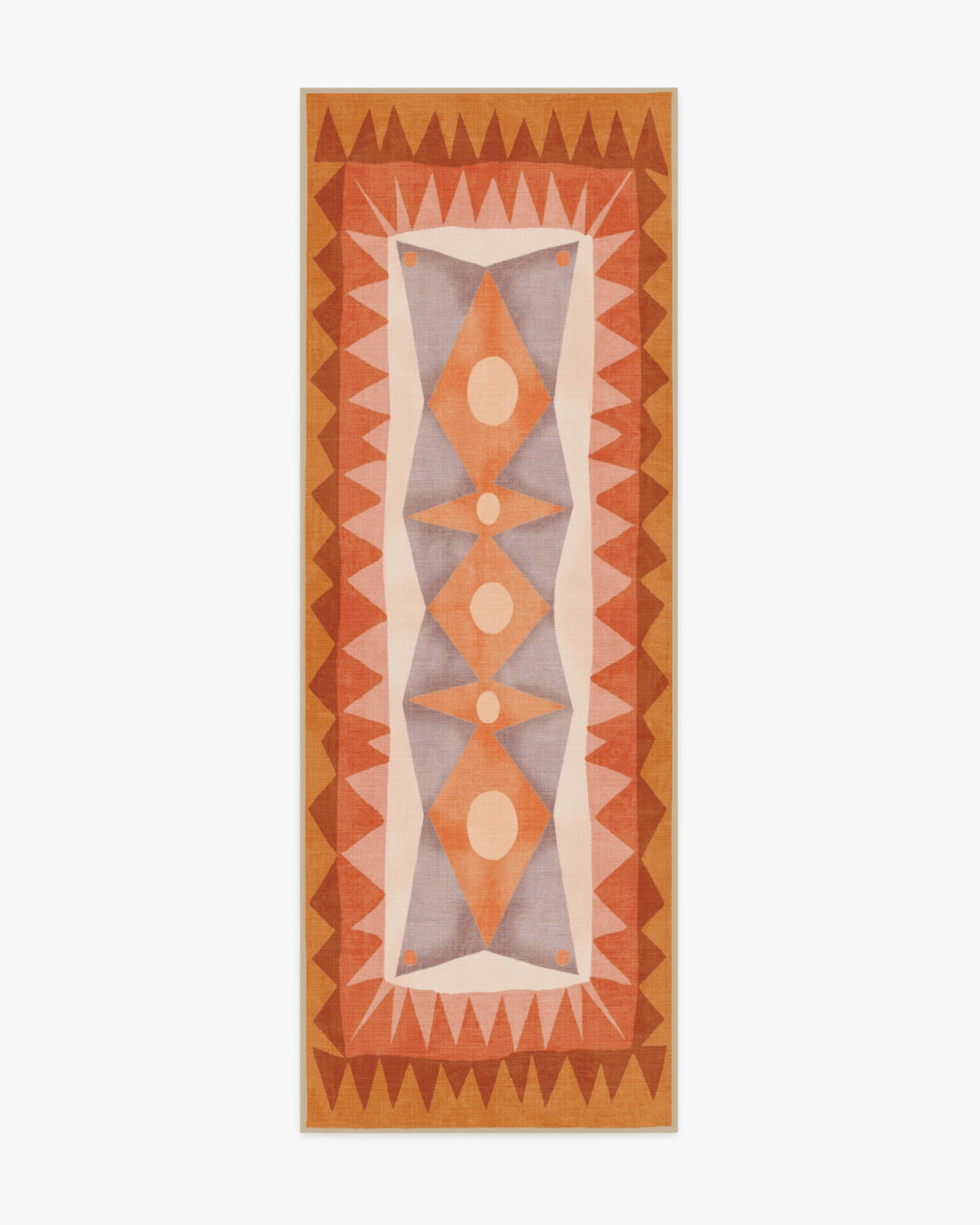 Hilma Papaya Outdoor Rug by Justina Blakeney