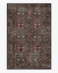 Blackthorn Charcoal & Amber Rug by Morris & Co.