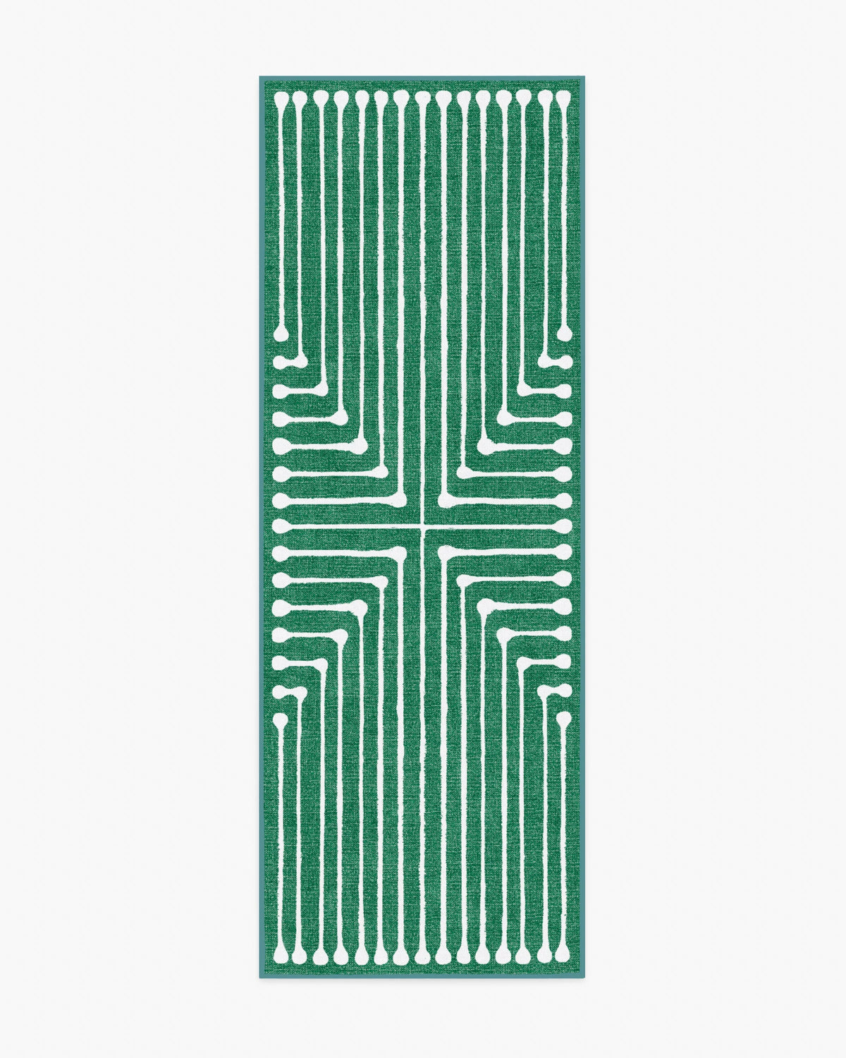 Inkdrop Green Rug by Jonathan Adler