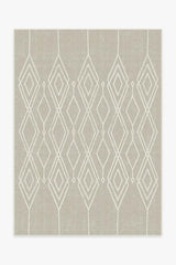 Gemma Lattice Natural Outdoor Rug