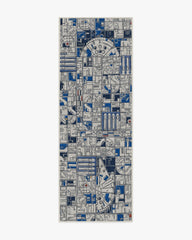 Smugglers Geo R2D2 Blue Rug