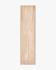 Striated Border Neutral Rug