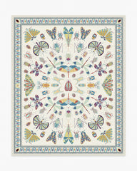 Flutterby Ivory Rug by Iris Apfel