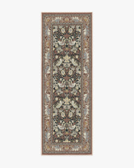 Strawberry Thief Black & Amber Rug by Morris & Co.