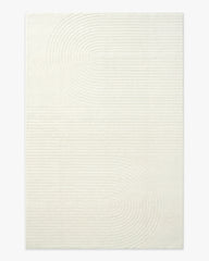Arlo Soft White Plush Rug