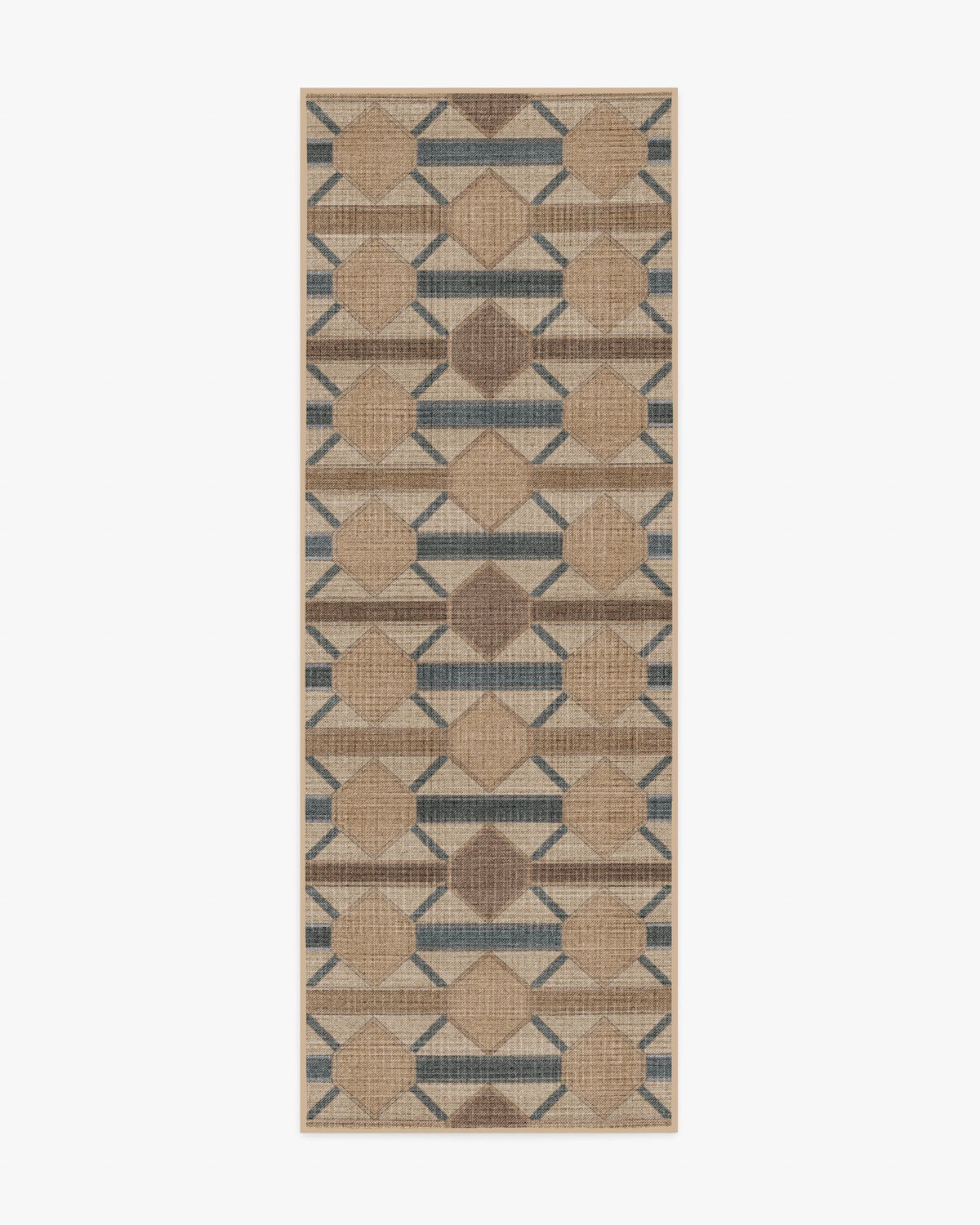 Reed Slate Blue & Natural Re-Jute Rug