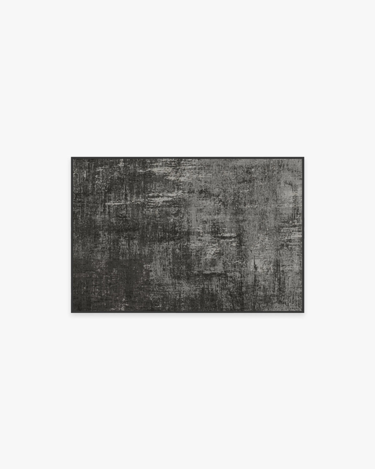 Impasto Greyscale Rug