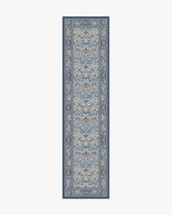 Strawberry Thief Indigo & Ivory Flatwoven Rug by Morris & Co.