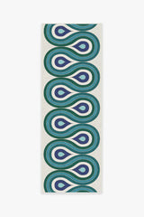 Milano Peacock Rug by Jonathan Adler