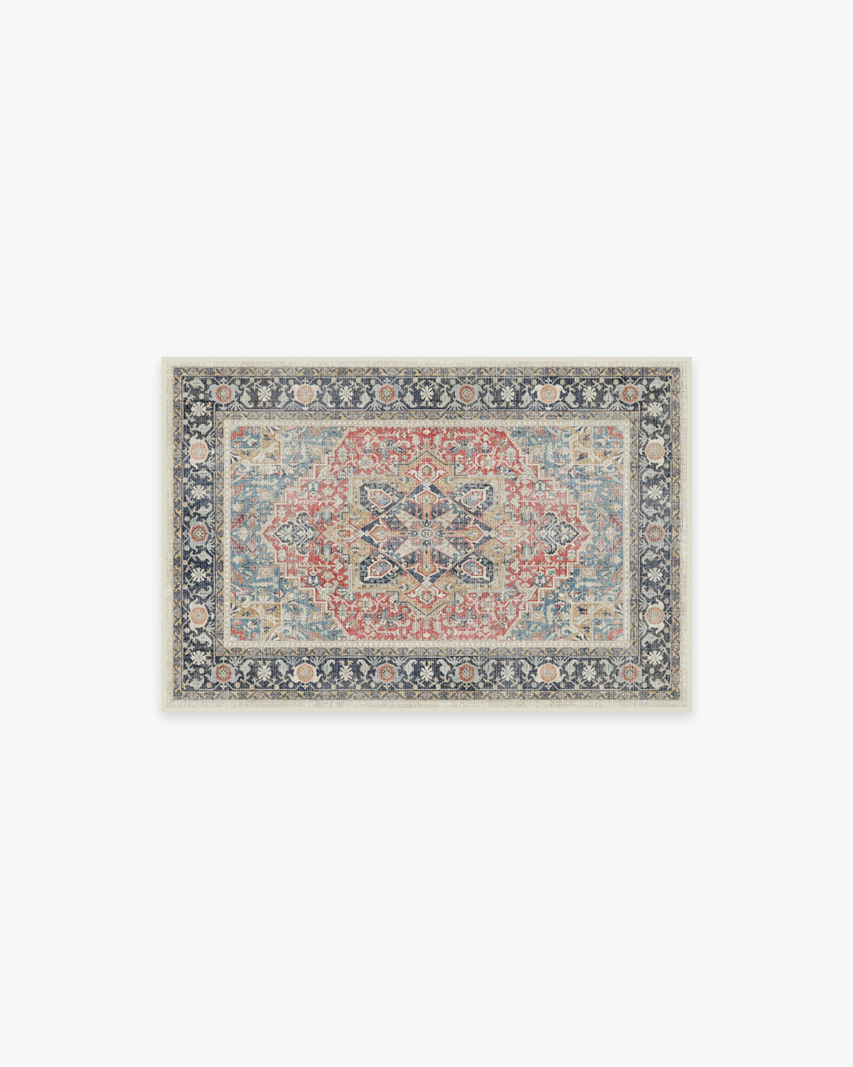 Kamran Cayenne Red Flatwoven Rug