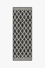 Cleo Trellis Black Outdoor Rug